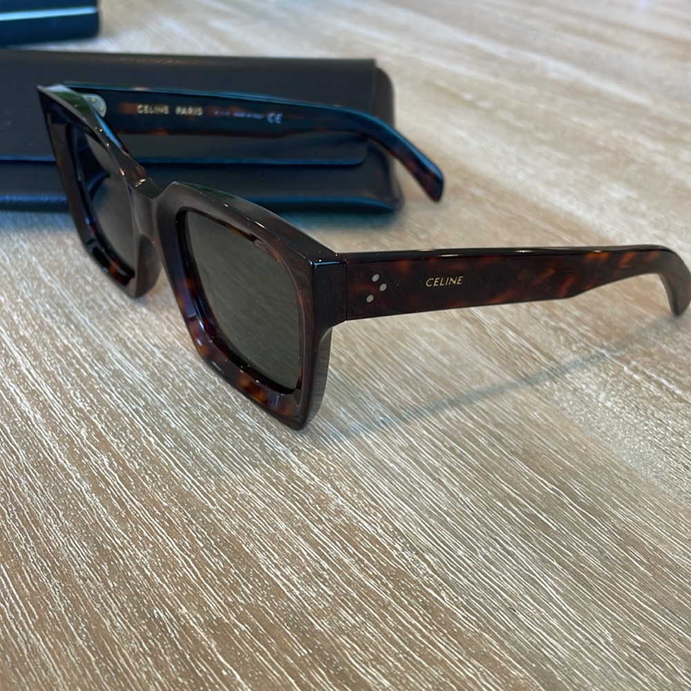 Celine Brown Tortoise Sunglasses - Picture 2 of 4